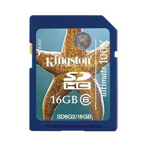 Kingston 16GB SDHC Memory Card