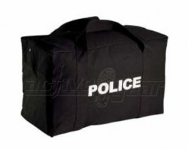 Rothco Canvas Small Black Police Logo Gear Bag