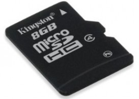 Kingston 8GB microSDHC Memory Card
